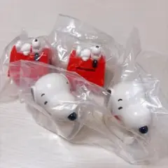 【訳ありおまけあり】PEANUTS ミニ貯金箱　4点