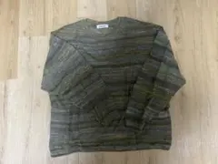 monkey time モヘヤ　グラデーション　ボーダーニット