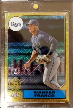 mlb topps ワンダーフランコ　ルーキーサインカード トレカでも最強ルーキーだったワンダー・フランコ！ 高額落札が
