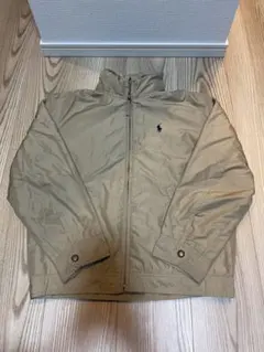 ポロ　ラルフローレン フード付き　ナイロンジャケット　ベージュ　S