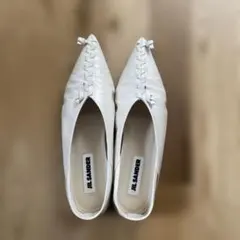 未使用　ジルサンダー　ポインテッドトウ　フラットシューズ 未使用ジルサンダーポインテッドトウフラットシューズ