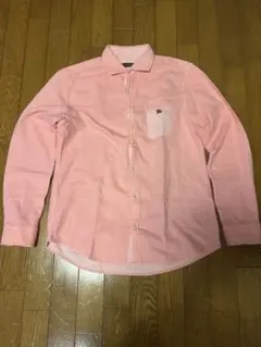 Burberry BlackLABEL ピンク ストライプ 長袖シャツ
