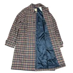 ギャップ　ユナイテッドアローズ コラボ　チェック柄 ステンカラーコート　XS