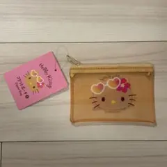 ダイソー ハローキティ 日焼け フラットポーチS