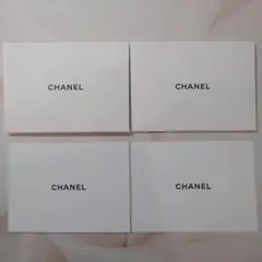 シャネル メッセージカード 2セット ギフトカード CHANEL
