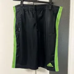 adidas Climalite ショートパンツ M ブラック/グリーン