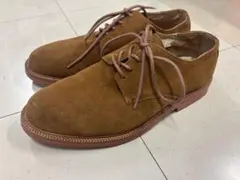 Polo ブラウン スエード レースアップシューズ