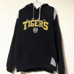 USA古着 FHSU TIGERS ブラック カレッジパーカー
