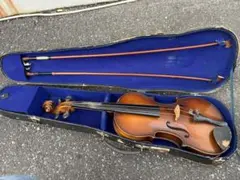 バイオリン 本体 ケース付き 専用 バイオリン 本体 ケース付き 1/10サイズ、1/8 サイズ二台