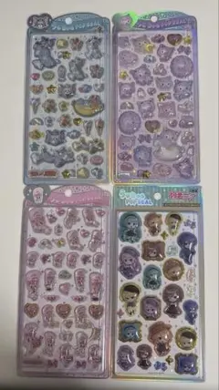 うるちゅるポップシール4枚セット【国内正規品】