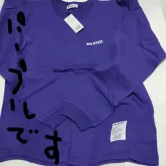 ミルクフェド　ステンシルワイドロングスリーブTシャツ