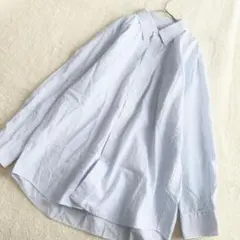Kent ケント ストライプ 長袖シャツ ノンアイロン 形態安定加工 綿100%のサムネイル