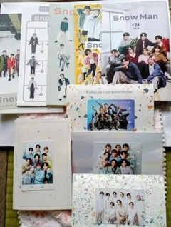 Snow Man 会報 5冊セット,バースデーカード4枚