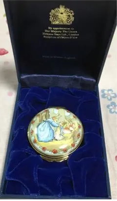 未使用 HALCYON DAYS ピーターラビット 花柄 ボックス ケース 未使用 HALCYON DAYS ピーターラビット 花柄 ボックス ケース