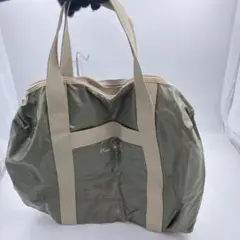 Pierre Cardin オリーブグリーン トートバッグ　ポーチ　セット