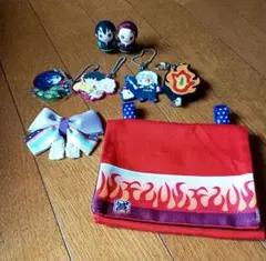 鬼滅の刃 コラボキーホルダー ４点その他グッツ卒業品