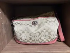 Coach ロゴプリント ショルダーバッグ