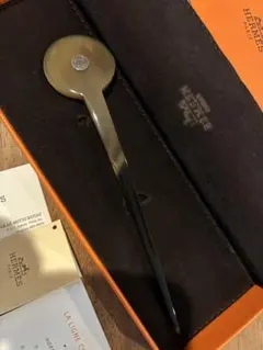 【美品】エルメス　バッファローホーン　かんざし