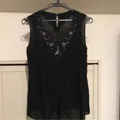 ミッシェルクラン　シフォンノースリーブ 再値下げ中‼️