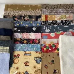 ブラウンチェック生地