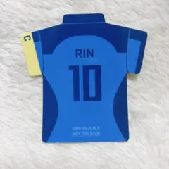 ブルーロック展 入場特典 糸師凛 ユニフォーム型ステッカー