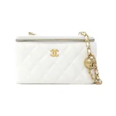 にゃ様専用●美品●CHANEL シャネル マトラッセ バニティ バック　白
