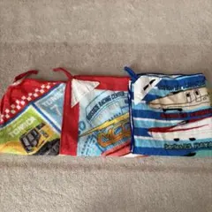 ループタオル3点　まとめ売り　幼稚園　トミカ　マックウィン