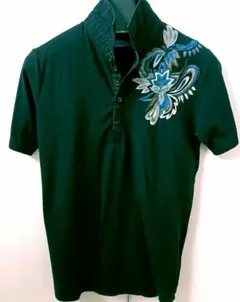 HAMNETT メンズポロシャツ　ブラック　M サイズのサムネイル
