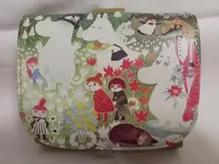 【レア】ムーミン 二つ折り財布 ふしぎな旅 牛革 革 わちふぃーるどのサムネイル