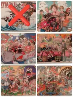 ONEPIECE ワンピース扉絵コレクション マグネット 未開封品 初期 5枚