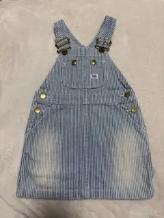 Lee ストライプ ジャンバースカート　110cm