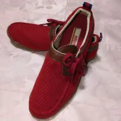 mobus 赤 アジアンモカシン 靴　26cm