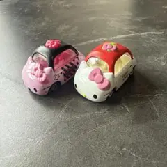 Hello Kitty ハローキティ　キティちゃん　ミニカー 2台セット Amazon | トミカ キャラトミカ ハローキティ HelloKitty お仕事