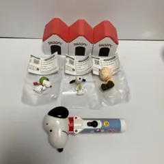 スヌーピー フィギュアと家のセット