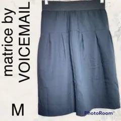 【マドリーチェバイヴォイスメール】膝丈スカート M フレア ジッパー 美品のサムネイル