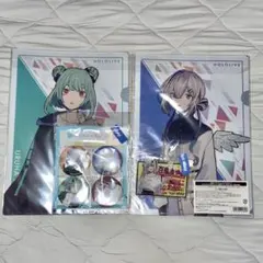 ホロライブ　ヴィレッジヴァンガード　缶バッジ　クリアファイル　アクリルバッジ