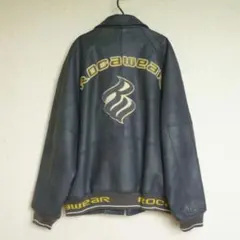 rocawear レザージャケット　2xl 本革　hiphop bboy 2025年最新】ROCAWEAR レザージャケット 革ジャンの人気アイテム
