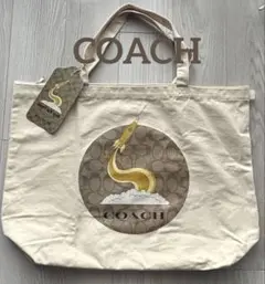 未使用品 coach コーチ トートバッグ 2021 福袋 ファスナー付き