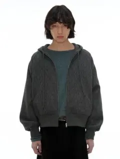 新品JCAESAR STUDIOジッパー付きグレー長袖カットソーMサイズ - メルカリ