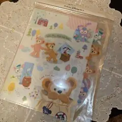 ダッフィーとフレンズ クリアファイル4枚