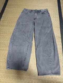 GU☆バレルレッグジーンズ30インチ(丈標準69.5～73.5cm)