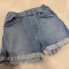 UNIQLO キッズ デニム ハーフパンツ 130