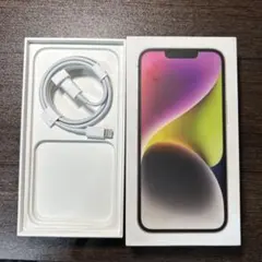 本体なし・未使用ライトニングケーブル】iPhone 14 スターライト 空箱