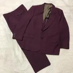 スーツセットアップ 背抜き 2B カジュアルスーツ パープル XLサイズ相当