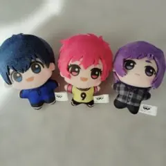 ブルーロック チビちびぐるみ 潔世一 千切豹馬　御影 玲王　3体セット