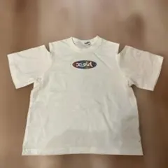 x-girl STAGES ホワイト Tシャツ 110のサムネイル