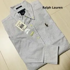 【Ralph Lauren】未使用 シャツ ストライプ 長袖 オックスフォード