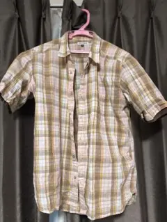 a.v.v HOMME 半袖チェックシャツ 48のサムネイル
