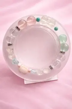 カラフル天然石ブレスレット