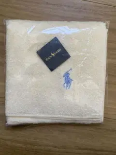 Ralph Lauren タオルハンカチ クリーム色